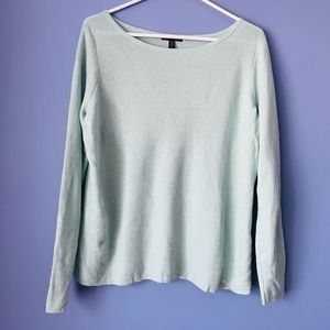 Eileen Fisher Merino Wool Long Sleeve Pullover Sweater Size Large